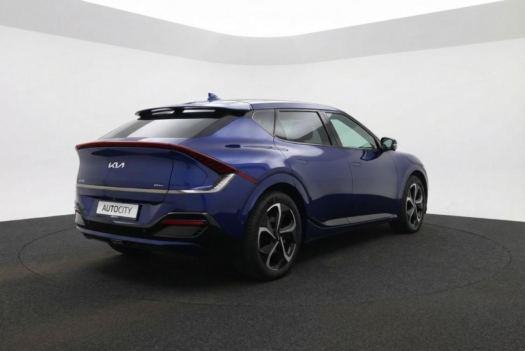 Kia Ev6 GT-Line 325pk AWD 77.4 kWh Pano l Warmtepomp l 360 C, Automaat, 0 cilinders, Gebruikt, Blauw