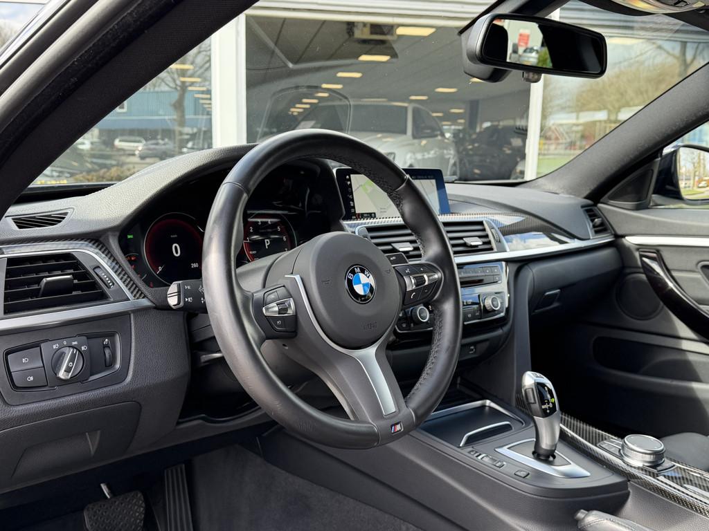 BMW 4 Serie Gran Coupé 418i M-Sport | Carbon | Camera | Led, Automaat, Gebruikt, Lichtsensor, Bedrijf