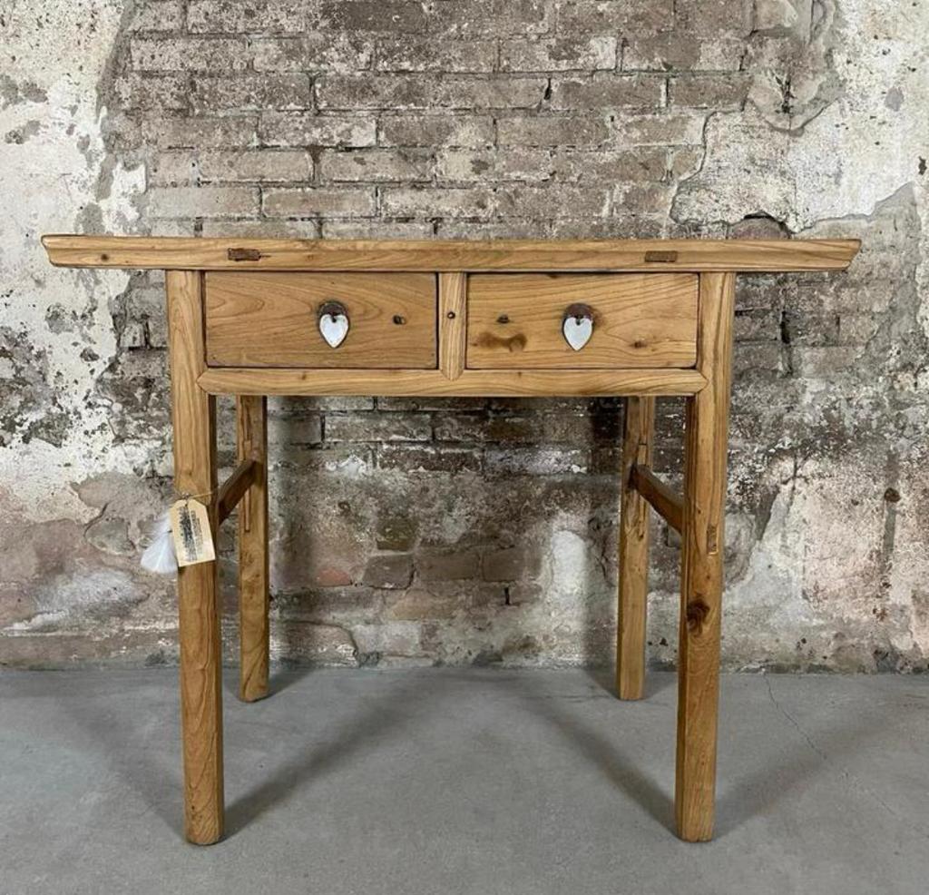 Landelijke sidetable van Luksa, Landelijk, wabi sabi, werelds, japandi o, Huize-Hendriks, 50 tot 100 cm, Nieuw