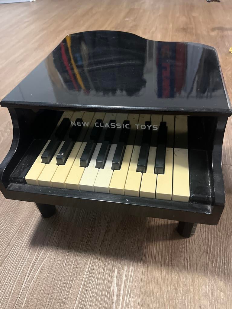 New Classic Toys Kinderpiano Zwart, Kinderen en Baby's, Speelgoed | Overig, Ophalen, Gebruikt, Jongen of Meisje
