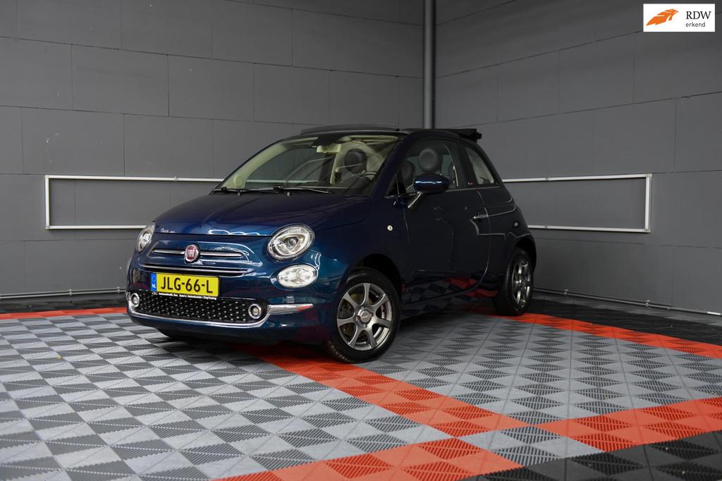 Fiat 500 C 1.2 Lounge|Airco|PDC|LM velgen, Auto's, Voorwielaandrijving, Gebruikt, 4 cilinders, Cabriolet