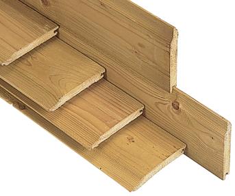 schuttingplanken rabat geïmpregneerd in diverse lengtes, Tuin en Terras, Palen, Balken en Planken, Ophalen of Verzenden, Nieuw