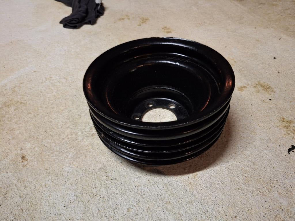 Krukas Pulley Mopar Chrysler Dodge 440ci - Gepoedercoat, Ophalen of Verzenden