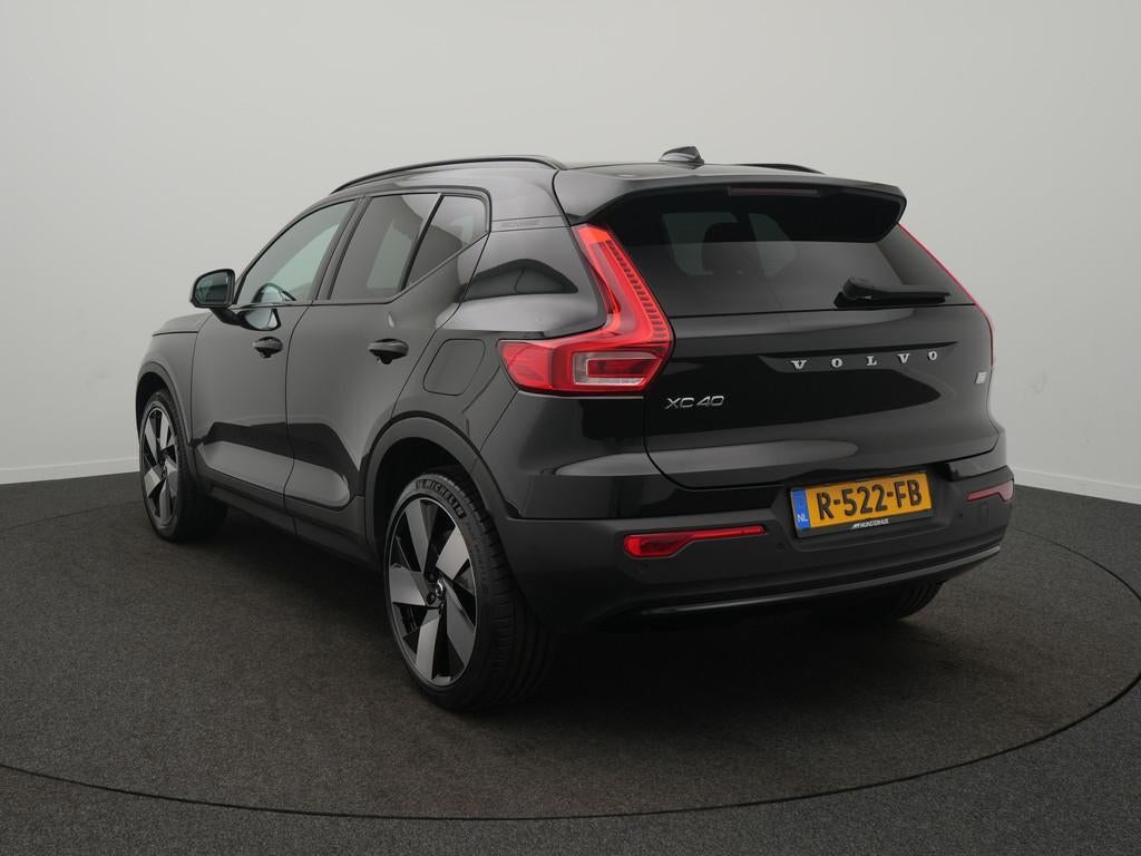Volvo XC40 Recharge Plus 70 kWh - SOH 95% - Occasion Lease v, Stof, Gebruikt, Zwart, Zwart