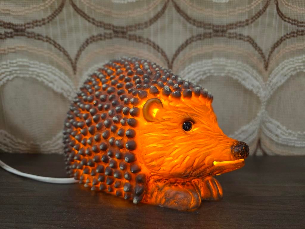 Heico egel retro lamp design nachtlampje, Kinderen en Baby's, Kinderkamer | Inrichting en Decoratie, ., Heico, Ophalen of Verzenden