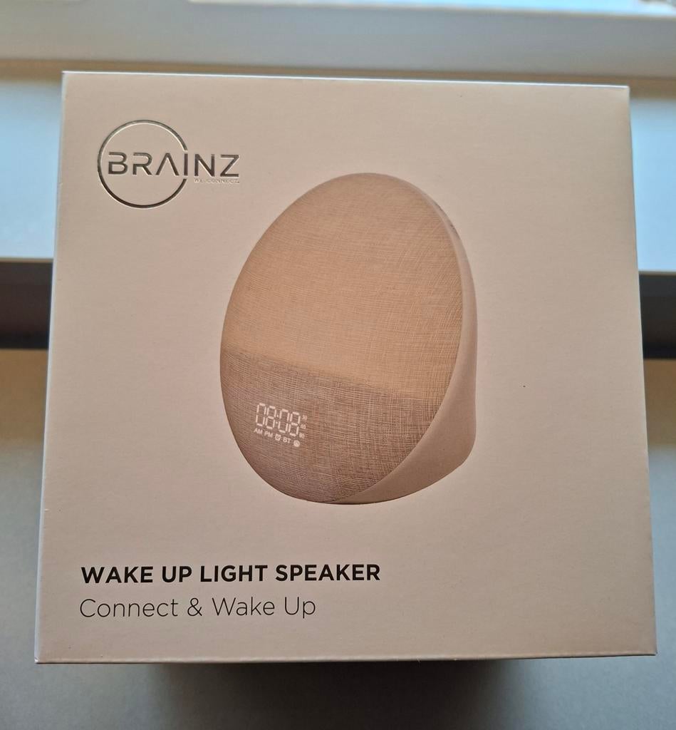 Brainz Wake Up Light, Witgoed en Apparatuur, Wekkers, Ophalen of Verzenden, Nieuw