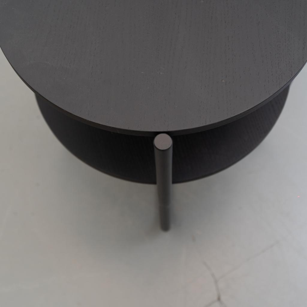 Gispen D.O. 423 bijzet tafel Zwart, zwart eik, Niet ingevuld, Nieuw, Niet ingevuld, Niet ingevuld