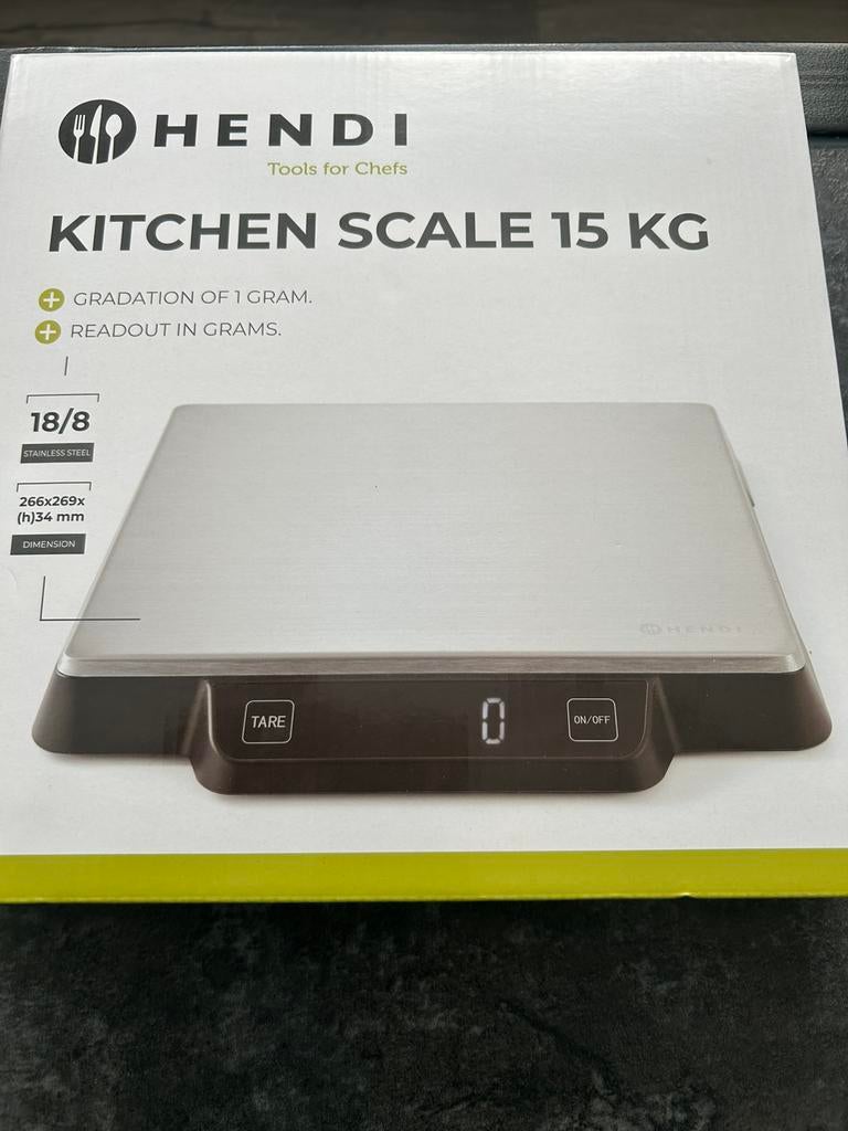 Hendi 580233, Ophalen of Verzenden, Nieuw, Fijner dan 1 gram, 10 tot 50 kg