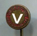 Vredestein rood email op koper banden speldje ( H_133 ), Verzamelen, Speldjes, Pins en Buttons, Verzenden, Zo goed als nieuw, Transport