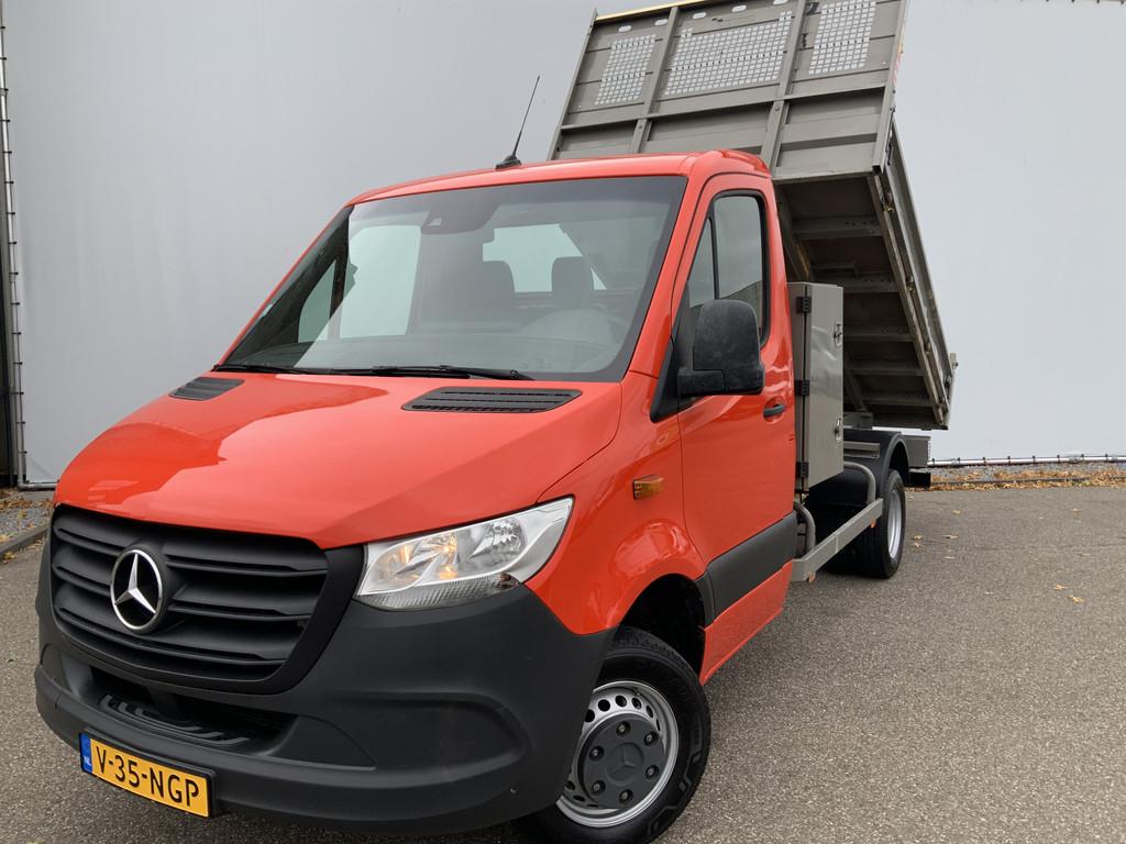 Mercedes-Benz Sprinter 514 2.2 CDI L2 kipper Pick Up Airco C, Auto's, Bestelauto's, Automaat, 3127 kg, Achterwielaandrijving, Gebruikt