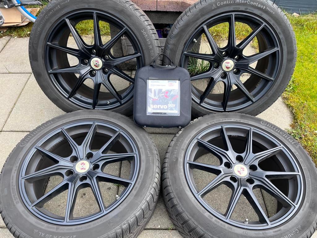 20 inch Porsche Cayenne E3 Velgen Winterset Breedset TPMS️, Auto-onderdelen, Banden en Velgen, Ophalen, 275 mm, Banden en Velgen