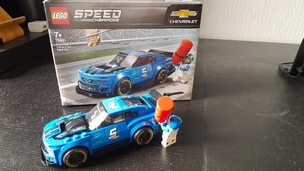 LEGO Speed Champions Chevrolet Camaro ZL1 Racewagen - 75891, Ophalen of Verzenden, Zo goed als nieuw, Complete set, Lego