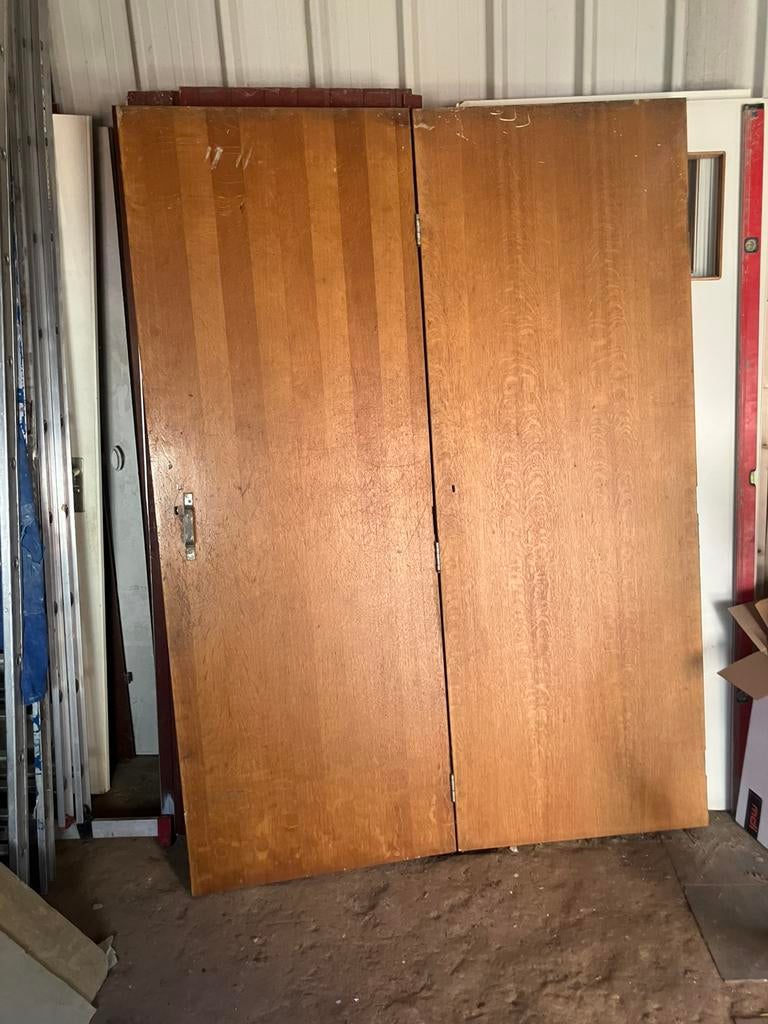 Binnendeur dubbel, Ophalen, Vouwdeur, Binnendeur, 200 tot 215 cm