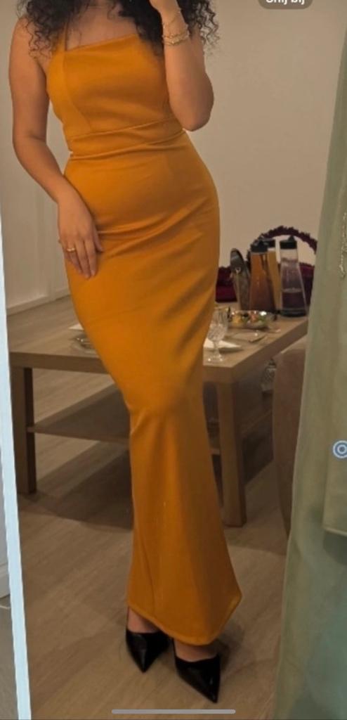 Jurk, Maat 38/40 (M), Overige typen, Zalando, Oranje