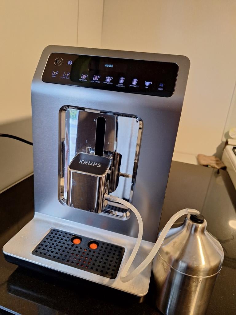 Espresso apparaat koffiemachine bonen, Ophalen of Verzenden, Zo goed als nieuw, Koffiemachine