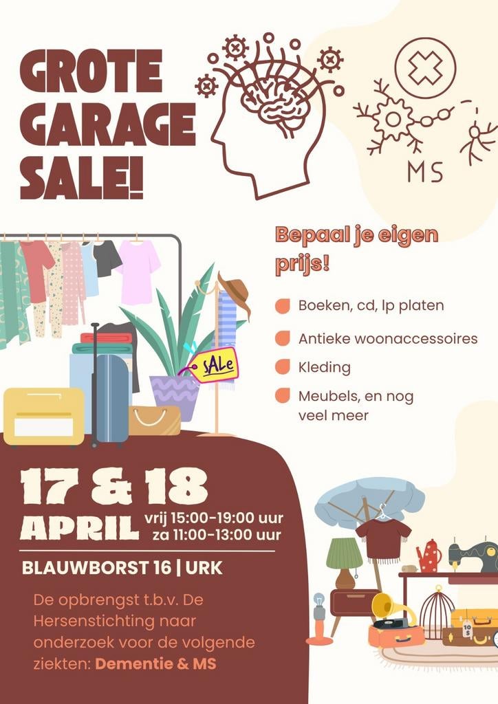 Grote Garage Sale, Ophalen of Verzenden