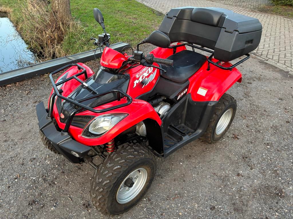 Kymco MXU 250 quad op autokenteken, 250 cc, 11 kW of minder, 1 cilinder