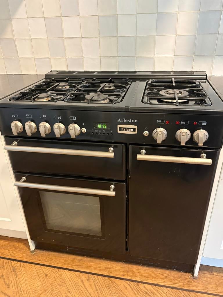 Falcon Arleston range cooker 90 cm – gasfornuis 3 ovens, Witgoed en Apparatuur, Fornuizen, Gebruikt, Vrijstaand, Gas, 5 kookzones of meer