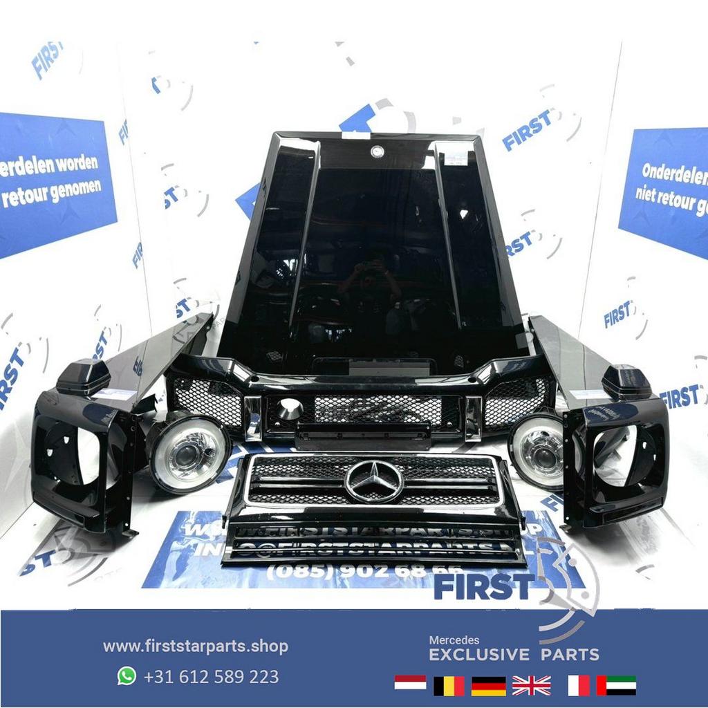 W463 G63 AMG VOORKOP Mercedes 463 2016 G55 G63 G65 AMG ORIGI, Auto-onderdelen, Carrosserie en Plaatwerk, Gebruikt, -, Voor, Ophalen of Verzenden