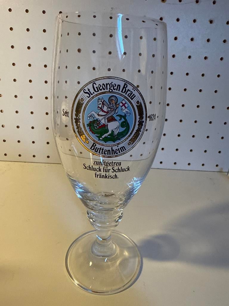 Bierglas St. Georgen Bräu Buttenheim, Ophalen of Verzenden, Gebruikt, Bierglas