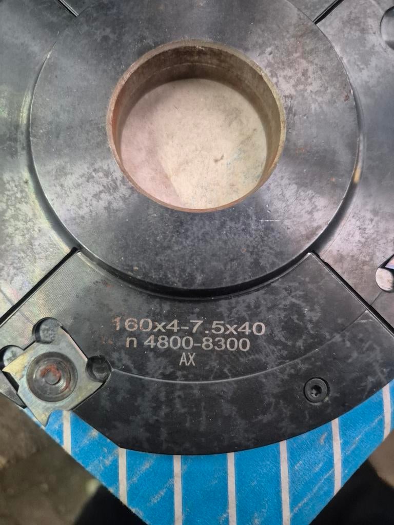 Freeskop karat groef frees 2 delig 4-7.5mm as 40, Ophalen of Verzenden