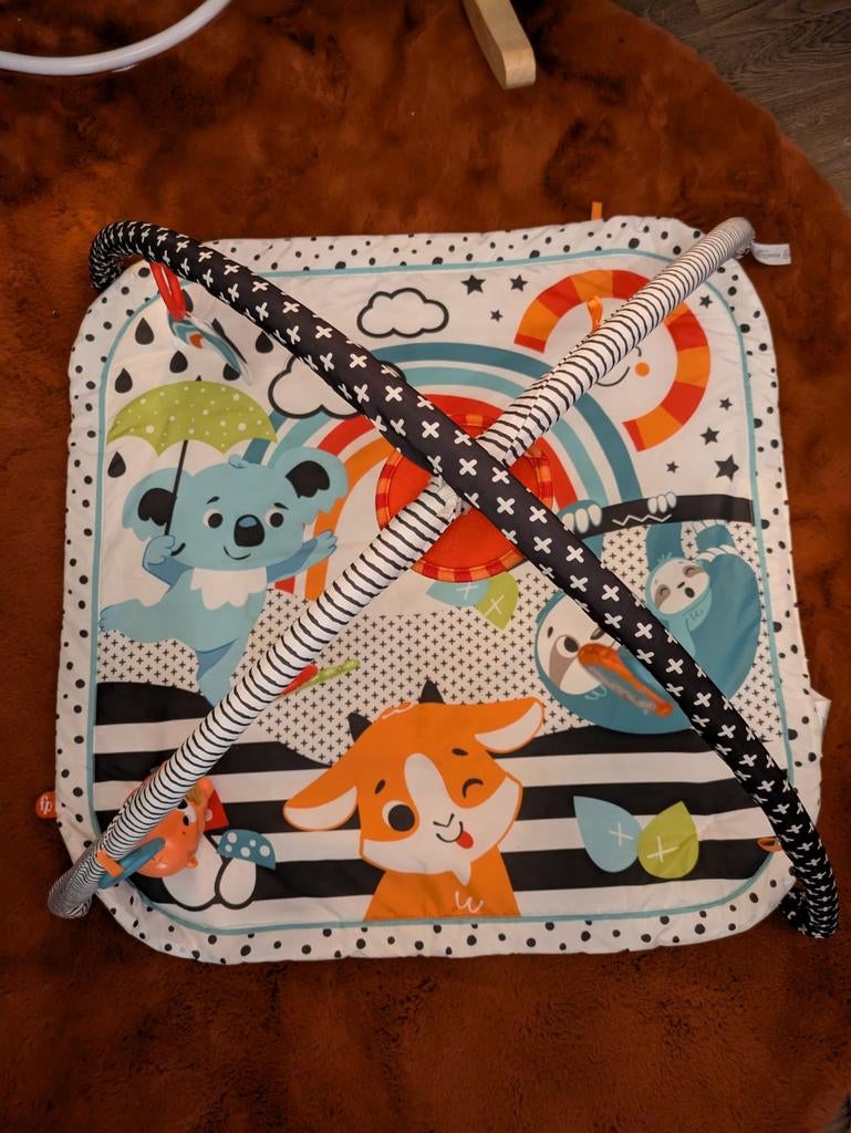Speelkleed met babygym en vrolijke dieren, Ophalen, Zo goed als nieuw, Speelkleed