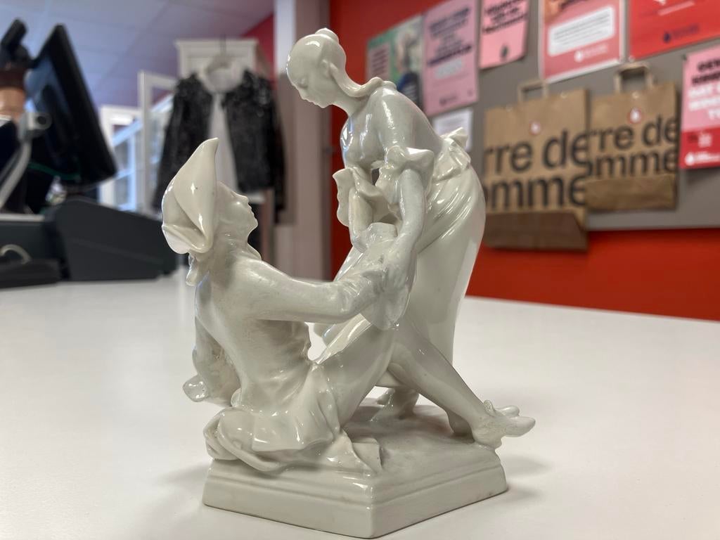 Porseleinen beeldje: Dansend paar, B&G, Denemarken, Ophalen, Zo goed als nieuw, Mens