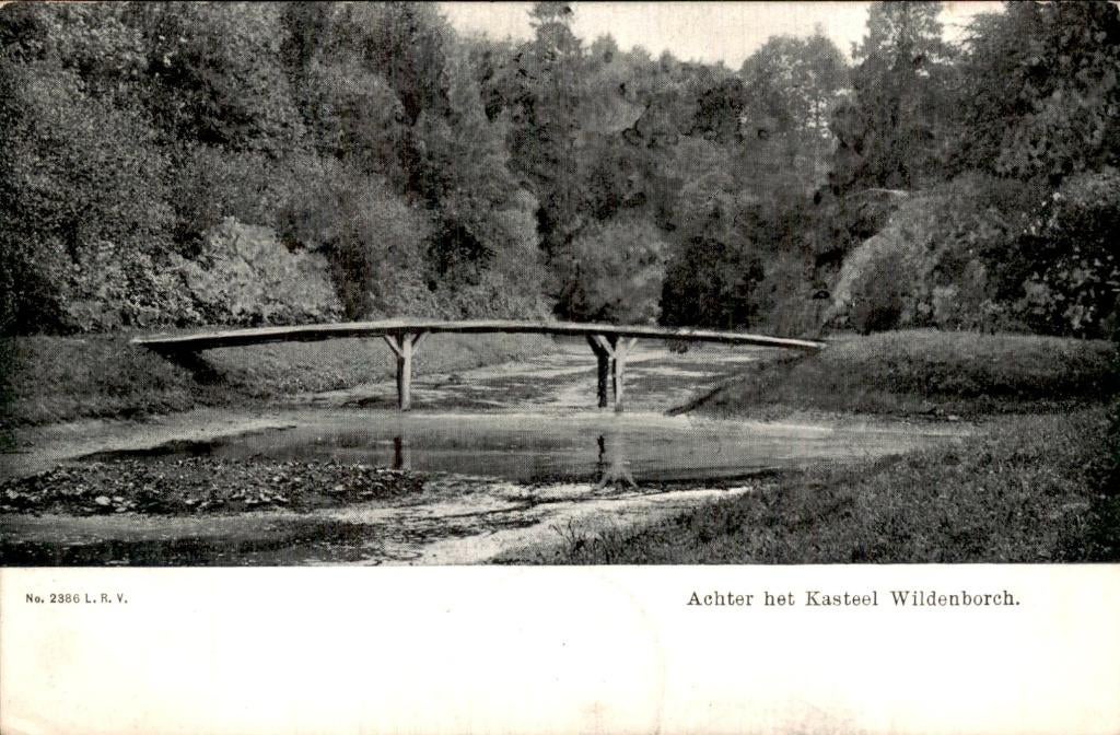 Wildenborch - Kasteel - Achter het kasteel, Ophalen of Verzenden, Voor 1920, Gelopen, Gelderland