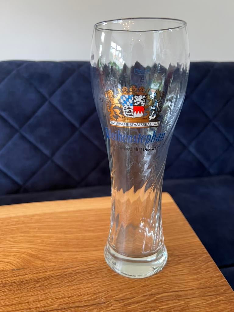 Weihenstephaner Bierglas 0,5L, Verzamelen, Biermerken, Zo goed als nieuw, Glas of Glazen, Overige merken, Ophalen of Verzenden