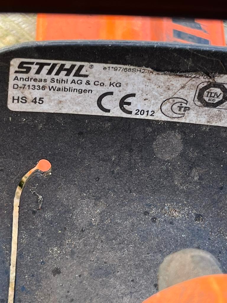Stihl hs 45 heggenschaar, Tuin en Terras, Heggenscharen, Ophalen, Gebruikt, Benzine