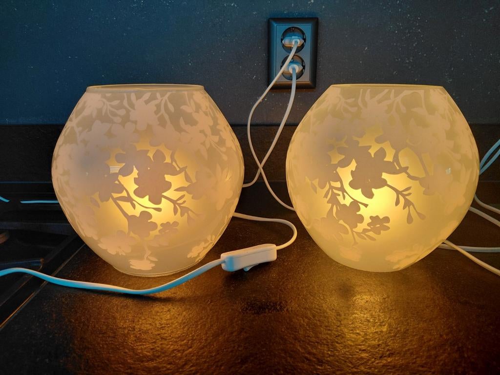 Tafellamp ikea samen € 15,00, Ophalen, Zo goed als nieuw, Minder dan 50 cm