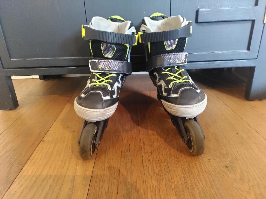 Skates Skeelers Oxelo verstelbaar maat 29 tot 32 #DKIJV, Overige merken, Kinderen, Ophalen of Verzenden, Inline skates 4 wielen