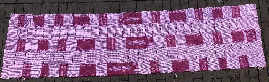 Handgeweven Kente cloth Afrikaans textiel, Ophalen of Verzenden