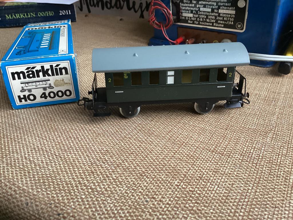 Marklin 4000 2de klas rijtuig met open balkons nieuw in ovp, Wisselstroom, Ophalen of Verzenden, Märklin, Nieuw