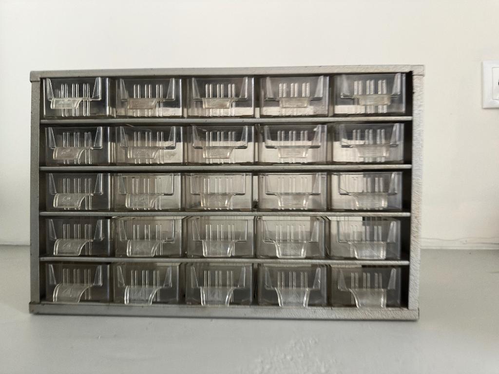 Assortimentenkast, vintage organizer, oud ladekastje, Ophalen, Gebruikt