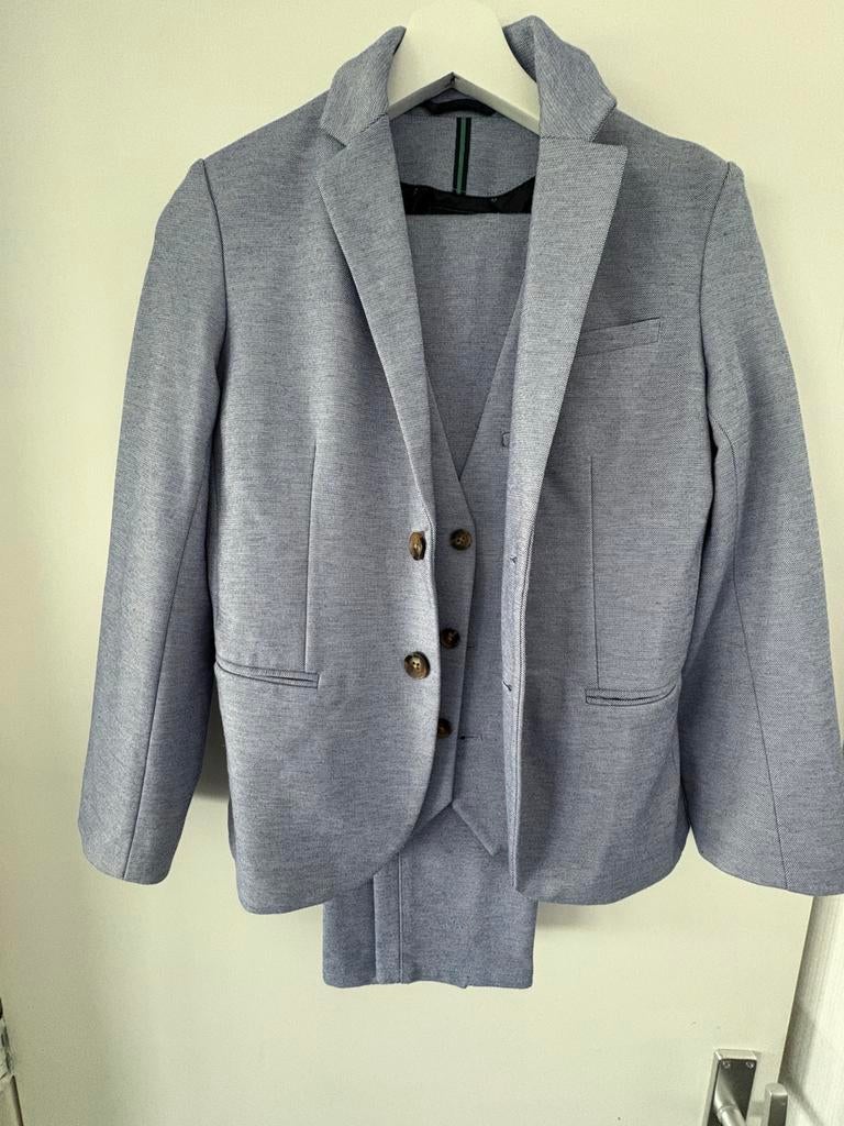Babyblauw jongens kostuum - maat 10, Ophalen of Verzenden, Zo goed als nieuw, Jongen, Overige typen