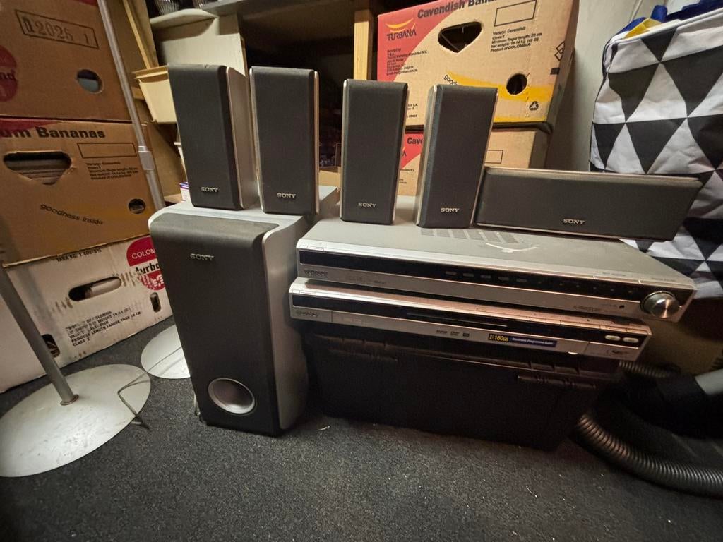 Sony home cinema set, Ophalen, Zo goed als nieuw, Sony, Dvd-speler