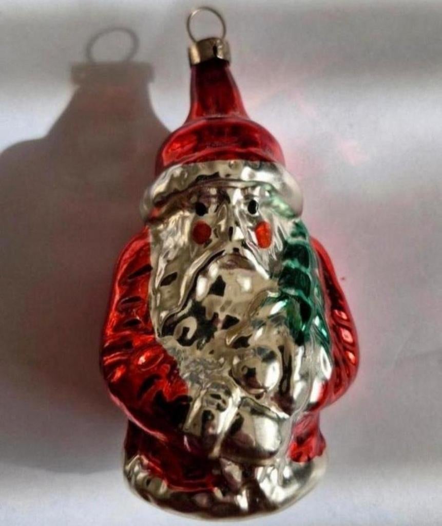 Oude Kerstbal Kerstman, Ophalen of Verzenden, Zo goed als nieuw