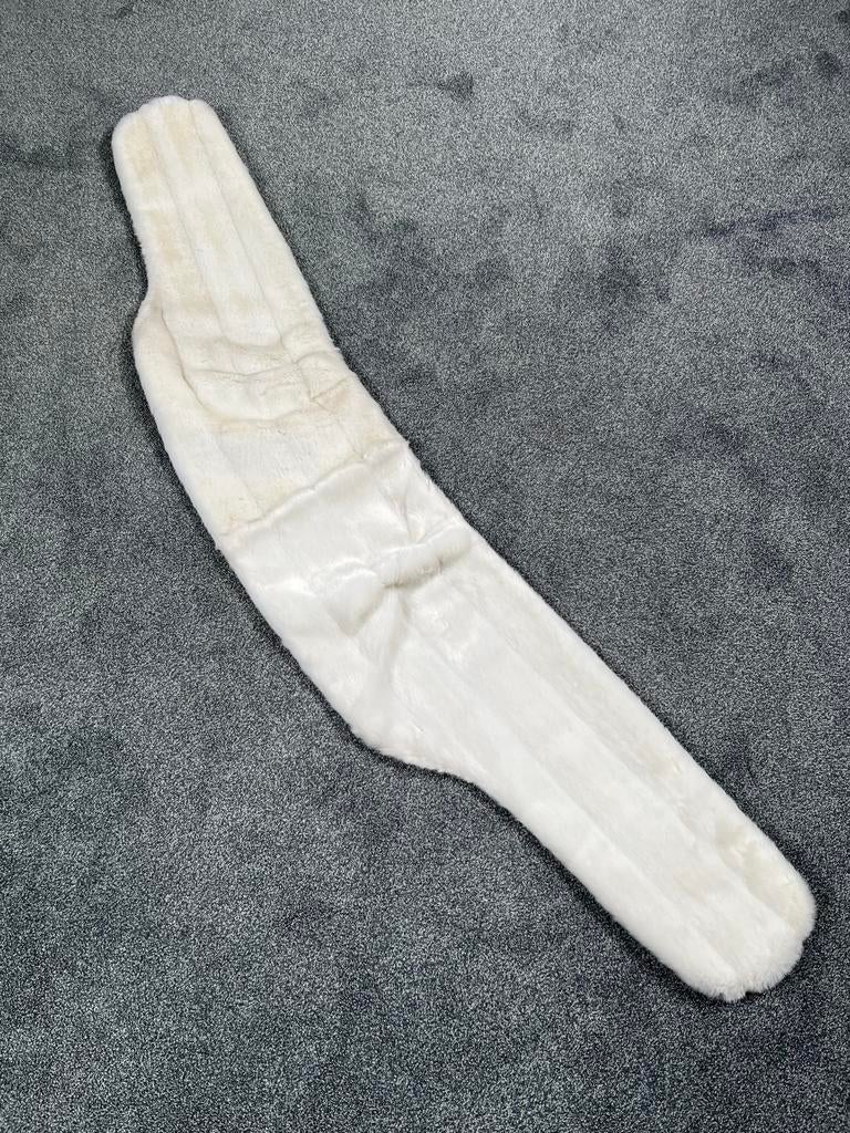 Witte Bontstola - Chique & Warm Perfect voor bruiloft!, Kleding | Dames, Ophalen of Verzenden, Zo goed als nieuw, Wit, Overige typen
