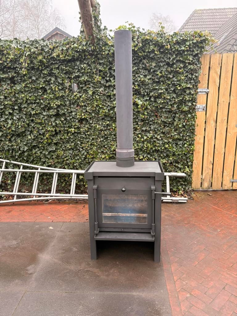 Beaufort 8kw (janus 9 model), Huis en Inrichting, Kachels, Ophalen, Gebruikt, Houtkachel, Vrijstaand