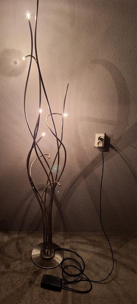 Mooie sfeervolle vloerlamp halogeen, Antiek en Kunst, Ophalen