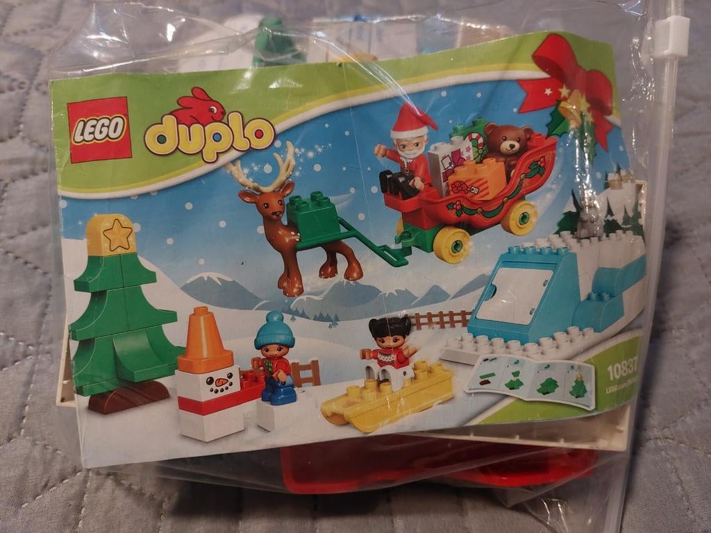 LEGO Duplo 10837 Kerstman, Ophalen, Zo goed als nieuw, Complete set, Duplo