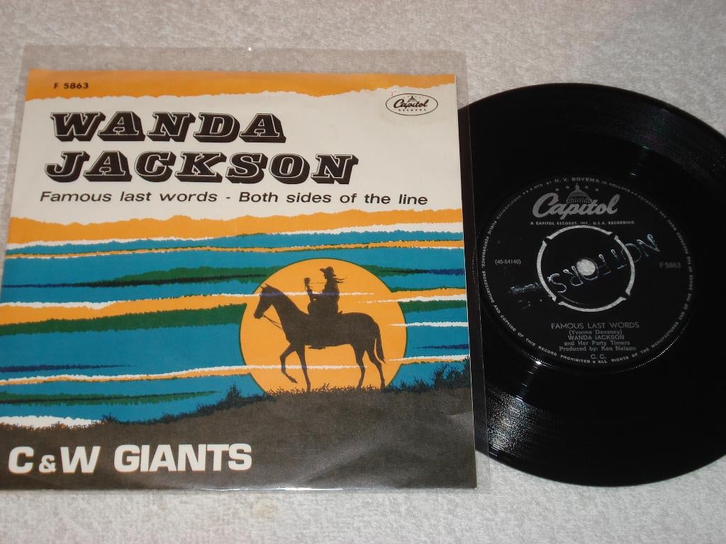 Wanda Jackson  Famous Last Words    Orgineel, Ophalen of Verzenden, Zo goed als nieuw, Country en Western