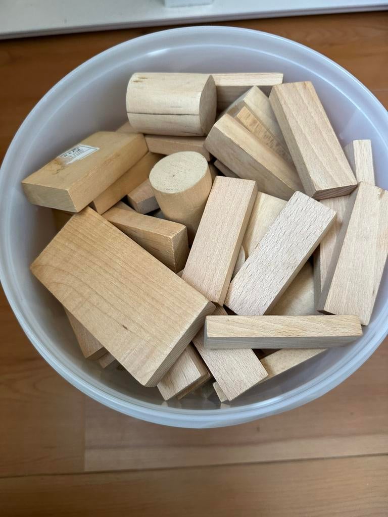 Houten bouwblokken, Ophalen, Zo goed als nieuw