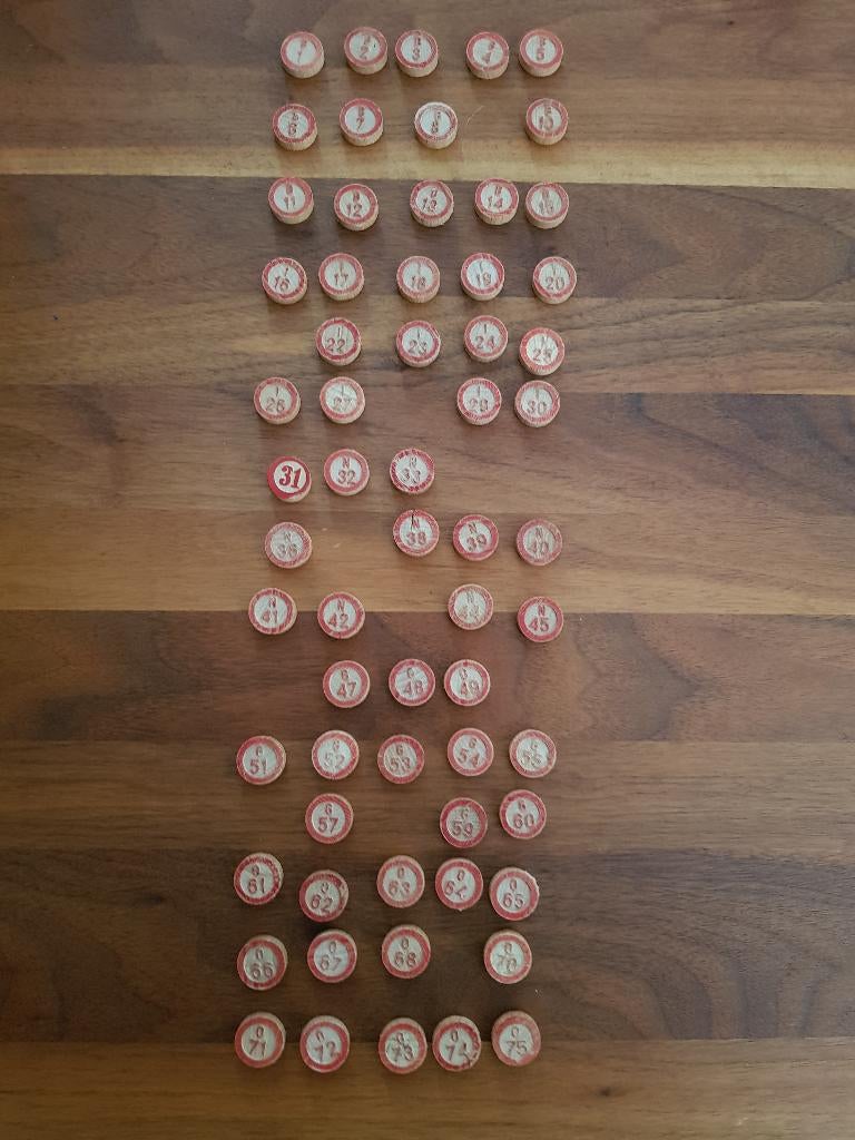 Kien spel.                    Slechts houten letters., Hobby en Vrije tijd, Ophalen of Verzenden, Gebruikt