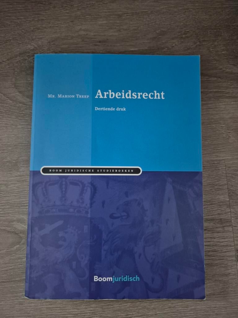 Marion Treep - Arbeidsrecht, Boeken, Sociale wetenschap, Ophalen of Verzenden, Zo goed als nieuw, Marion Treep