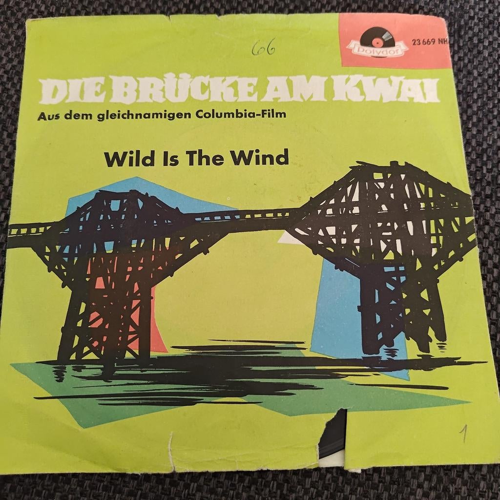 Die Brücke am Kwai - Wild Is The Wind Vinyl Single, Cd's en Dvd's, Vinyl Singles, Ophalen of Verzenden, Gebruikt, 7 inch, Overige genres