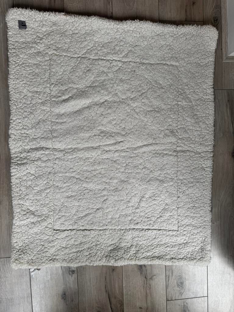 Jollein boxmat, boxzak en dekentje, Ophalen of Verzenden, Gebruikt, Vierkant, Boxkleed