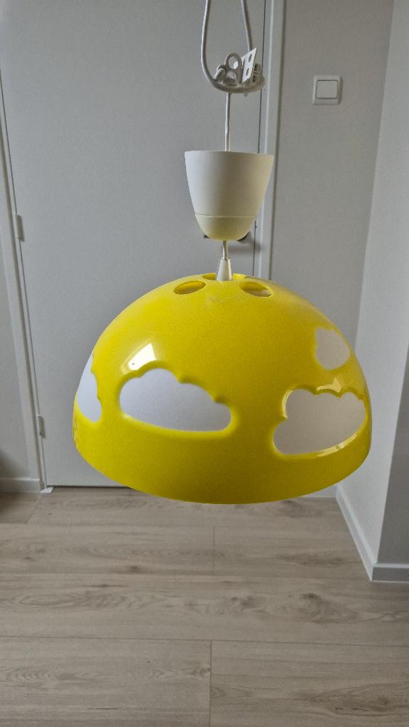 IKEA (Skojig) hanglamp wolken voor kinderkamer, Ophalen, Zo goed als nieuw, Kunststof, Minder dan 50 cm
