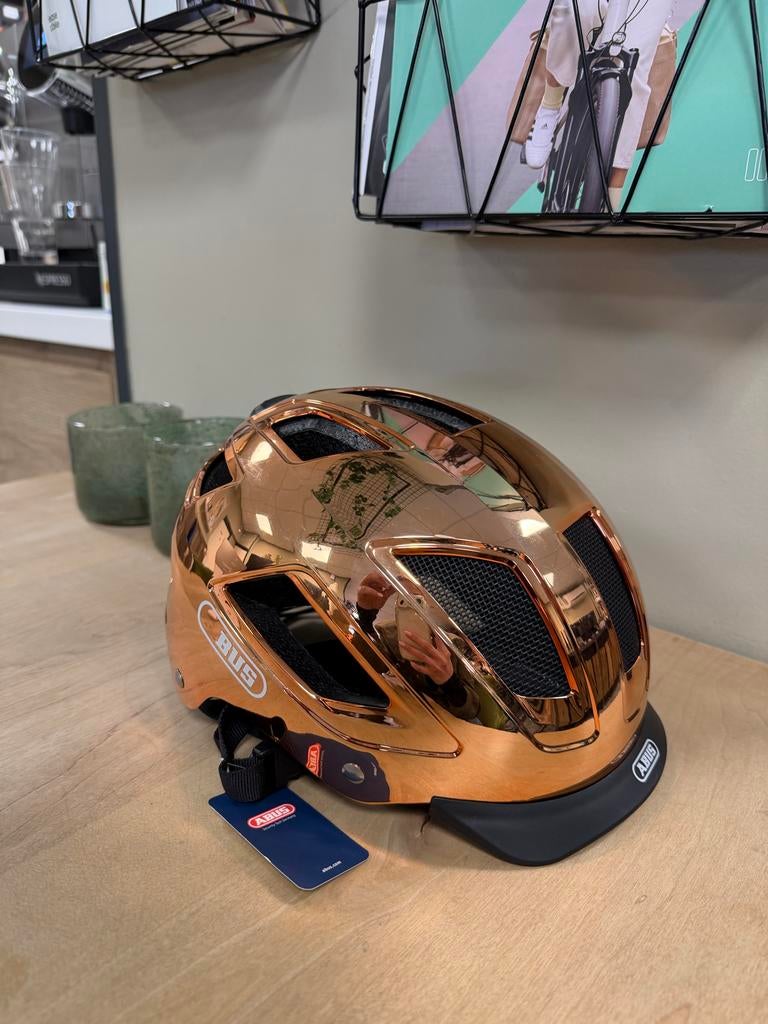 Abus Hyban 2.0 Rose Helm Maat M (52-58cm) - Logo Beschadigd, 6374SN, Nieuw, Ophalen of Verzenden, M